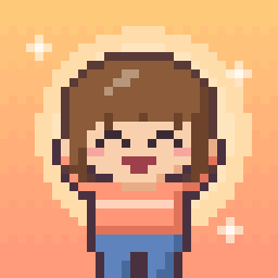 BaoLife app icon: a smiling pixel-art character with brown hair and a striped shirt